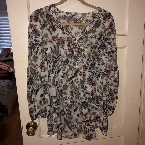 Ecote boho paisley tunic - Picture 3 of 6